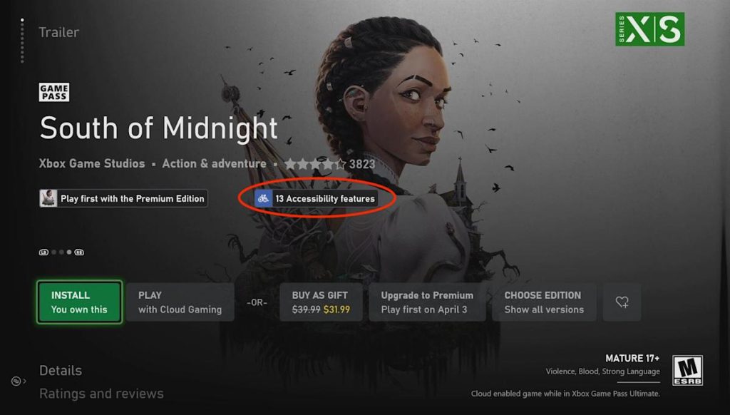 All digital Xbox games now carry standardized accessibility tags