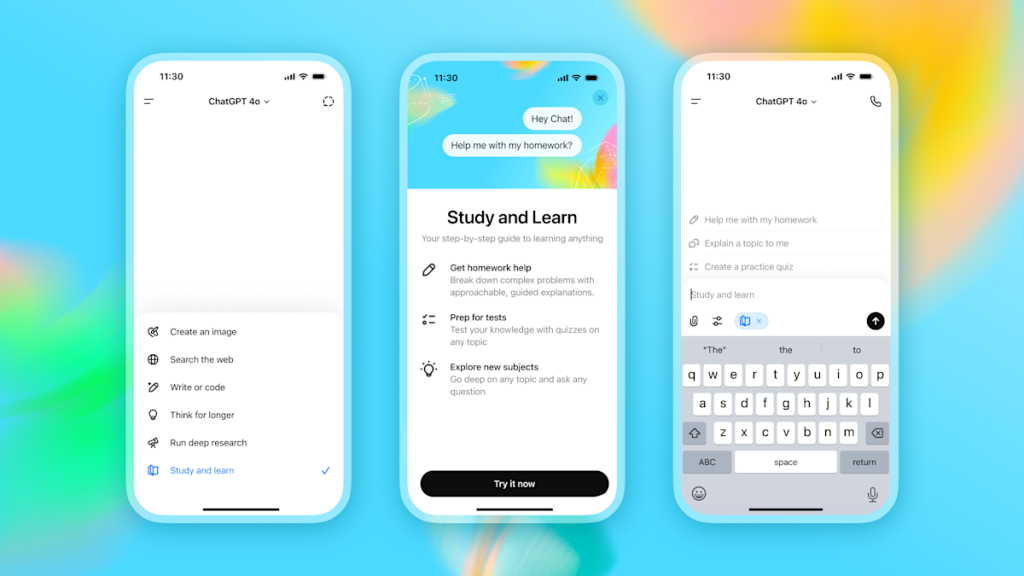 ChatGPT's Study Mode will guide students to an answer stey by step