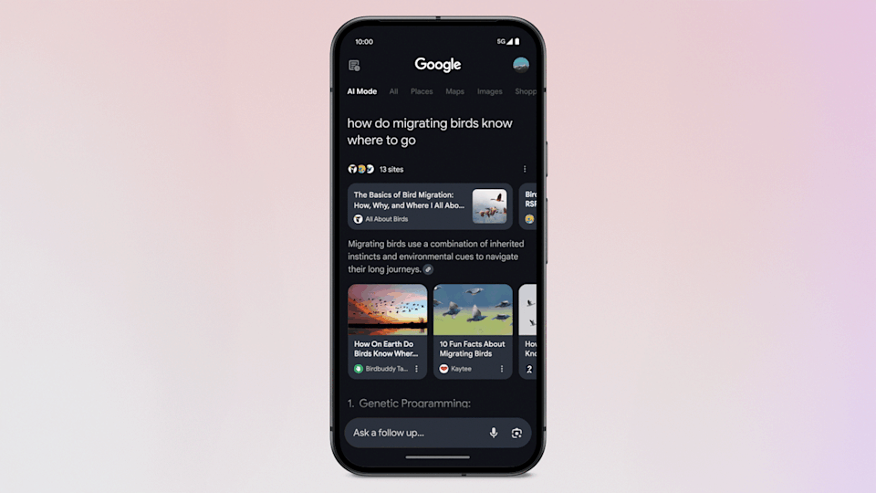 Google expands AI Mode with extra features for search Google expands AI Mode with extra features for search