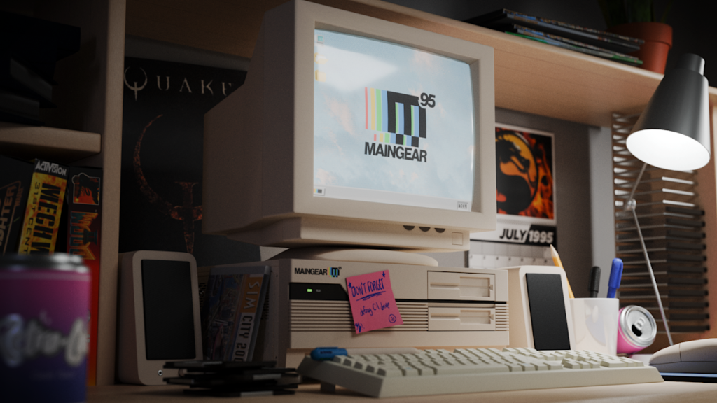 Maingear's Retro95 PC blends '90s workstation nostalgia with modern horsepower