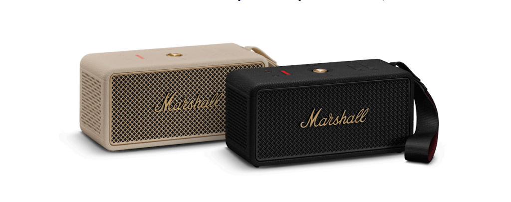 Marshall’s new Middleton II Bluetooth speaker lasts 30 hours between charges