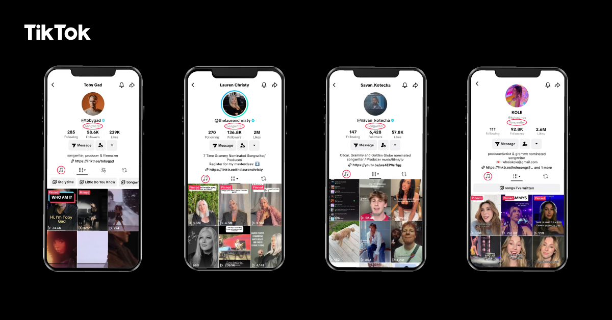 TikTok’s latest feature will help songwriters show off their work TikTok’s latest feature will help songwriters show off their work
