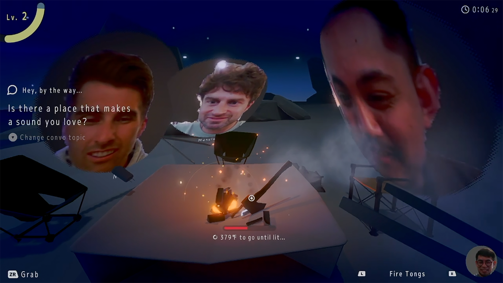Chillin' by the Fire is a relaxing, co-op campfire sim that's out today on Nintendo Switch 2