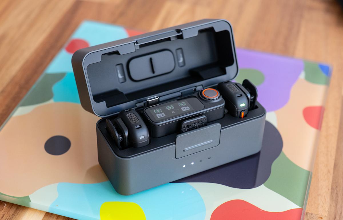 DJI’s much smaller Mic 3 can record four subjects at once DJI’s much smaller Mic 3 can record four subjects at once