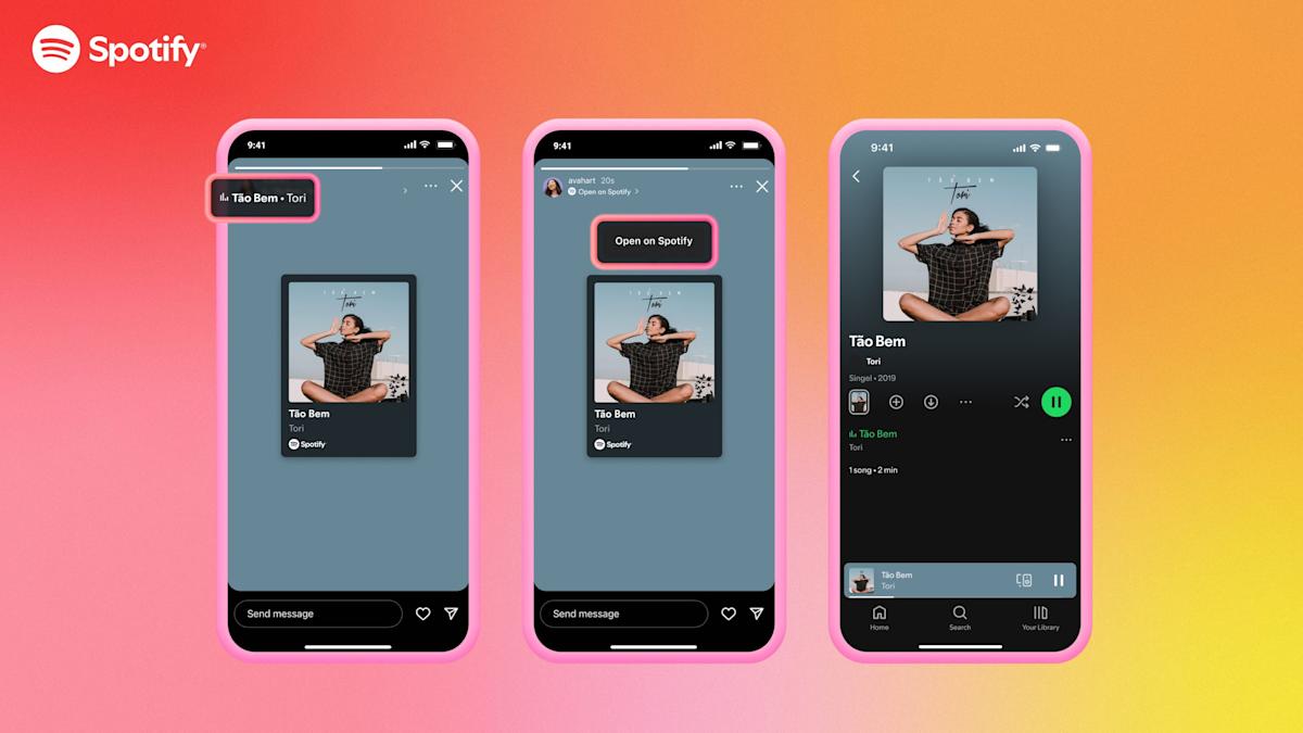Instagram adds Spotify integration to Stories and Notes