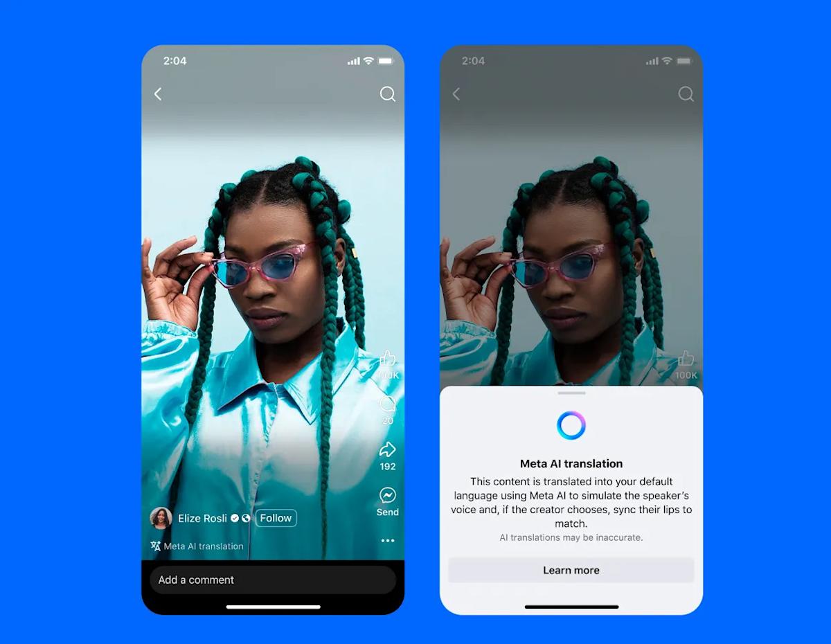 Meta’s AI voice translation feature rolls out globally