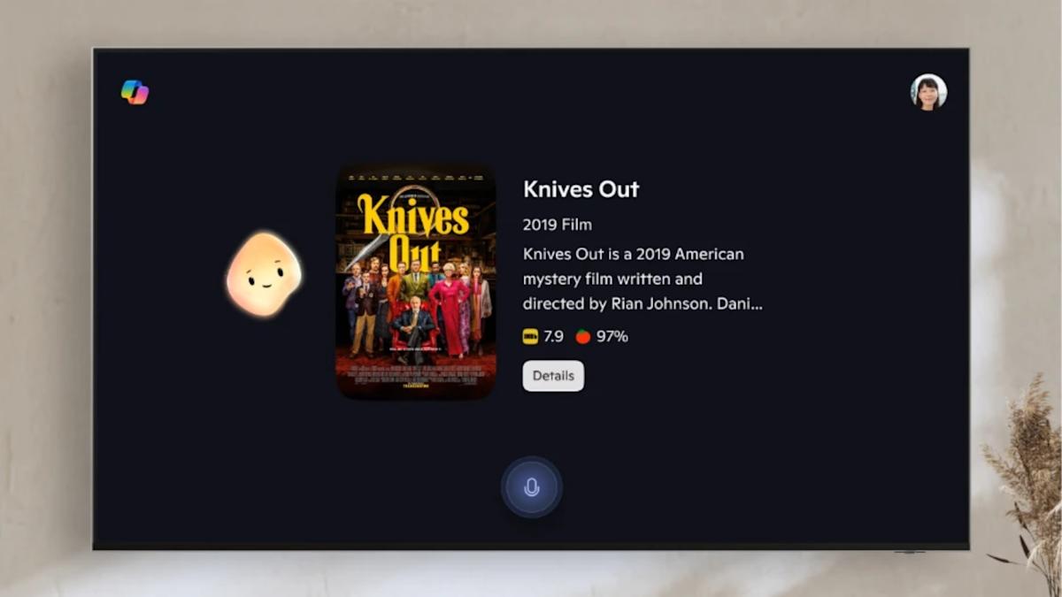 Microsoft Copilot is now a talking blob on Samsung TVs Microsoft Copilot is now a talking blob on Samsung TVs