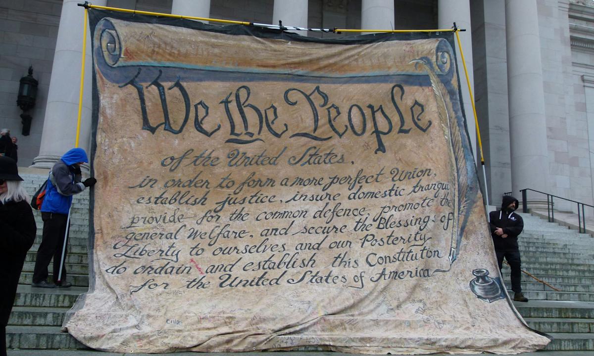 Sections on habeas corpus and nobility titles were temporarily removed from Congress’ US Constitution website