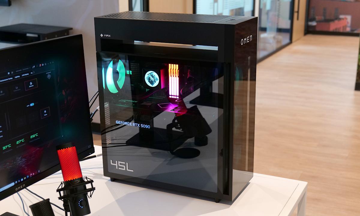 The Omen Max 45L is the star of HP’s latest PC gaming update