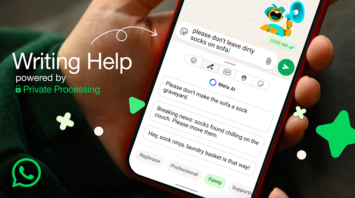 WhatsApp is the latest to offer an AI-powered writing assistant WhatsApp is the latest to offer an AI-powered writing assistant
