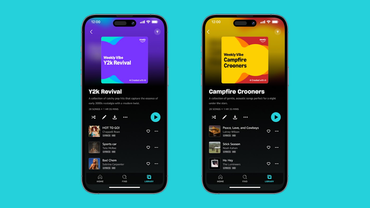 Amazon Music launches AI-powered weekly playlists based on ‘preferences and mood’