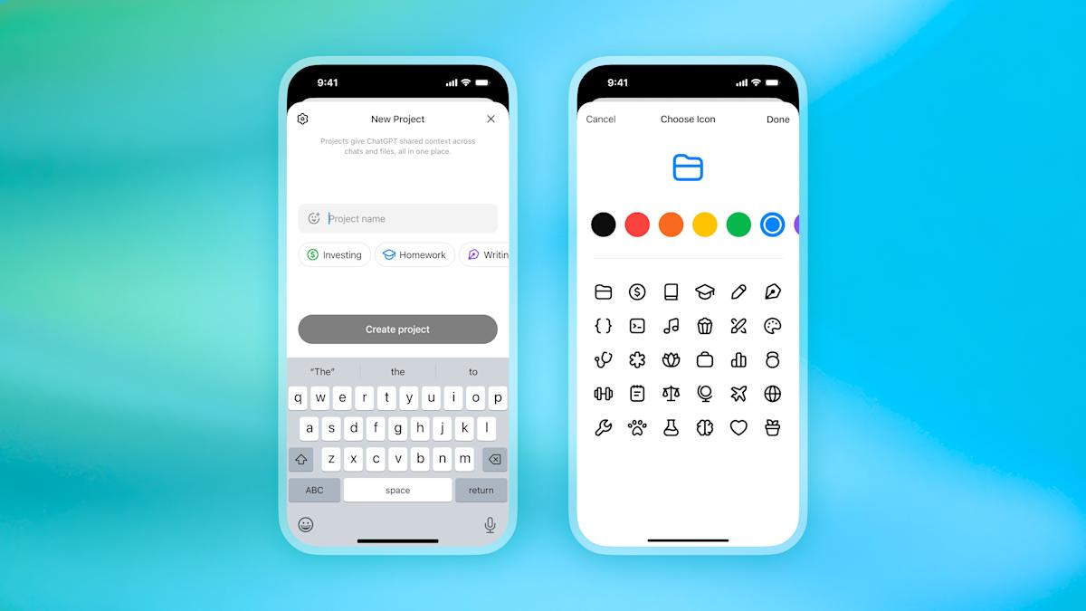 OpenAI rolls out ChatGPT Projects to free users OpenAI rolls out ChatGPT Projects to free users