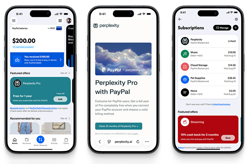 PayPal and Venmo users get a free year of Perplexity Pro and early access to its AI browser PayPal and Venmo users get a free year of Perplexity Pro and early access to its AI browser